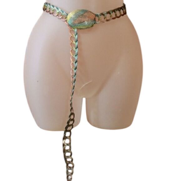 Beautiful Unique Handmade Mermaidcore Pastel Rainbow Belt OS Adjustable main image 9
